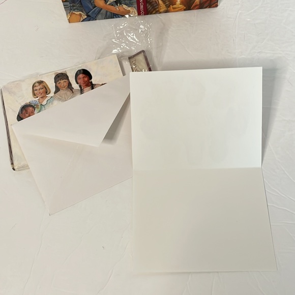 American Girl Christmas card making kit & set of 6 thank you notecards/envelopes - Picture 7 of 17